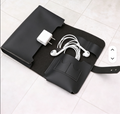 Leather Tech Organizer Pouch